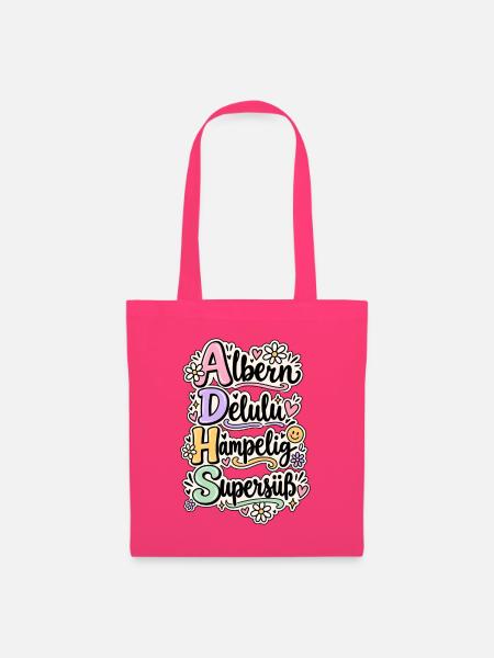 ADHS_albern-bunt - Stoffbeutel - Azalea