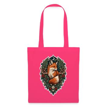 Heraldischer Fuchs des Waldes - Stoffbeutel - Azalea - Vorne