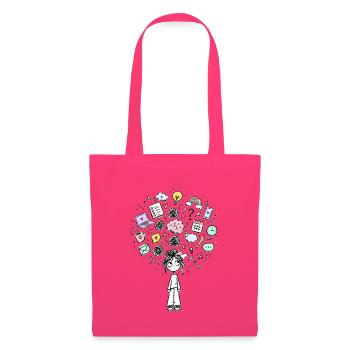 adhs-brain - Stoffbeutel - Azalea - Vorne