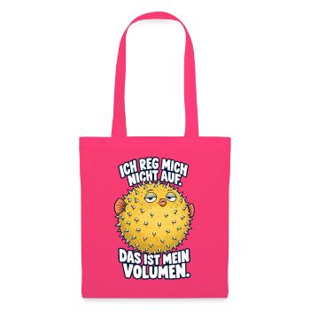 Ich reg mich nicht auf – Kugelfisch - Stoffbeutel - Azalea - Vorne