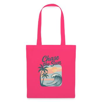 Chase the Sun Surf Sunset - Stoffbeutel - Azalea - Vorne