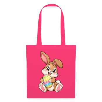 Osterhase Kawaii Style – Süßes Ostermotiv - Stoffbeutel - Azalea - Vorne
