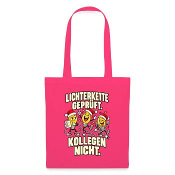    Lichterkette geprüft Kollegen nicht - Stoffbeutel - Azalea - Vorne