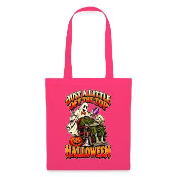 Nur ein bisschen abgelegener Halloween-Friseur - Stoffbeutel - Azalea - Vorne