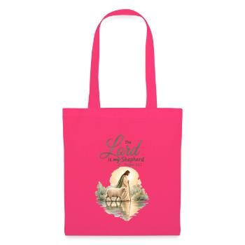 THE LORD IS MY SHEPHERD – Jesus mit Schaf - Stoffbeutel - Azalea - Vorne