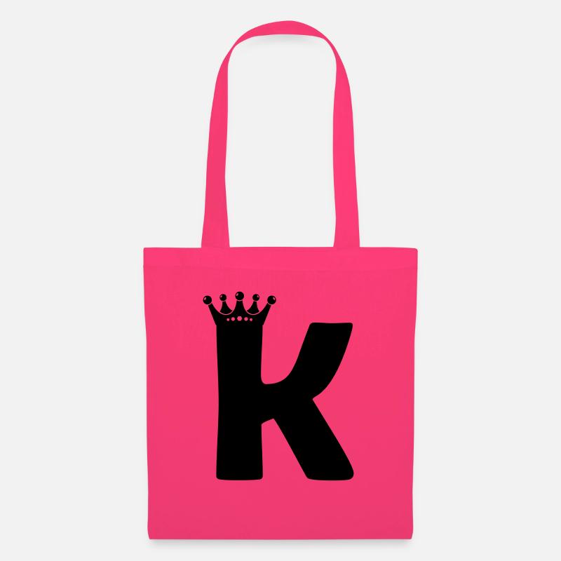 buchstabe K krone - Stoffbeutel - Azalea