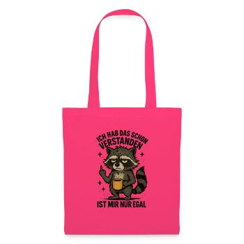 Je comprends déjà ça, je m’en fiche - Sac en tissu - rose azalée - Devant