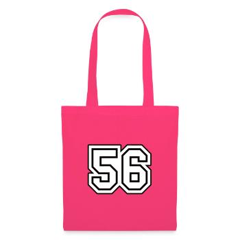 56 - Sac en tissu - rose azalée - Devant