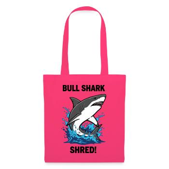 Requin Bouledogue Shred Shark Mer Bull - Sac en tissu - rose azalée - Devant