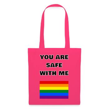 Du bist bei mir sicher, Pride. - Stoffbeutel - Azalea - Vorne