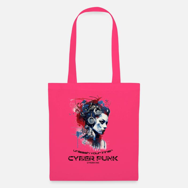 CyberInk Tech-Tattoo 10 - Stoffbeutel - Azalea