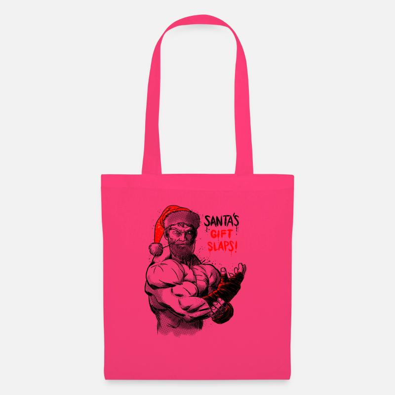Der Weihnachtsmann verschenkt Ohrfeigen - Stoffbeutel - Azalea
