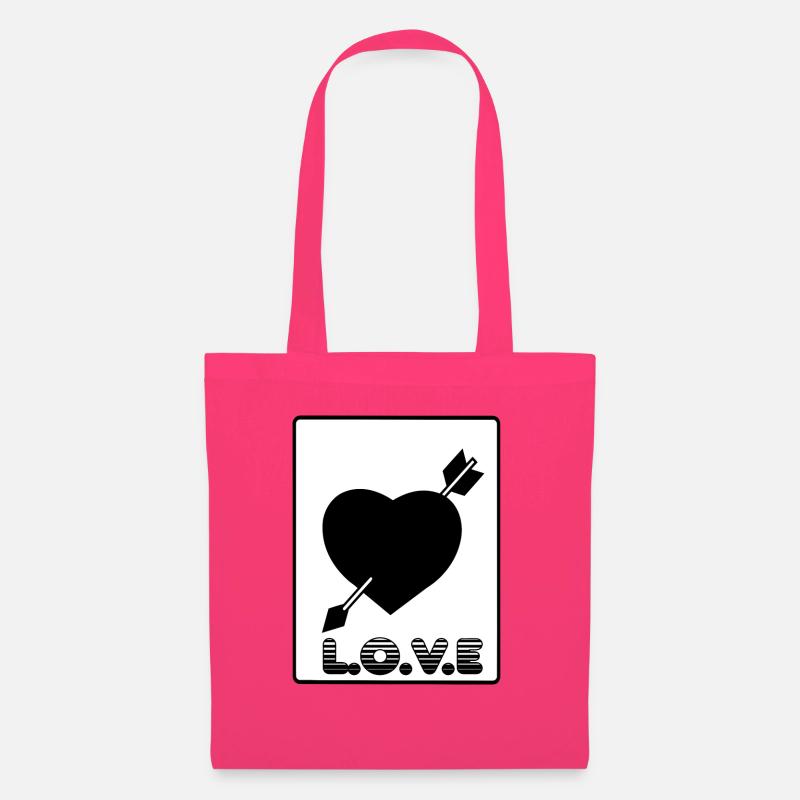L.O.V.E 2 - Stoffbeutel - Azalea