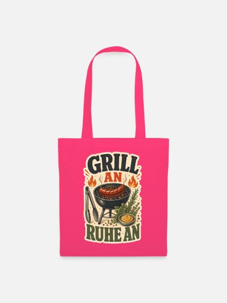 GRILL AN RUHE AN - Stoffbeutel - Azalea
