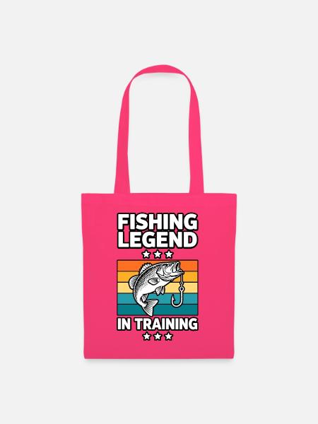 Fishing Legend in Training - Stoffbeutel - Azalea