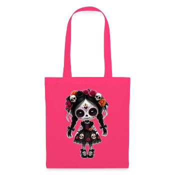 Halloween Dia de los muertos Puppe Kawaii gothic - Stoffbeutel - Azalea - Vorne