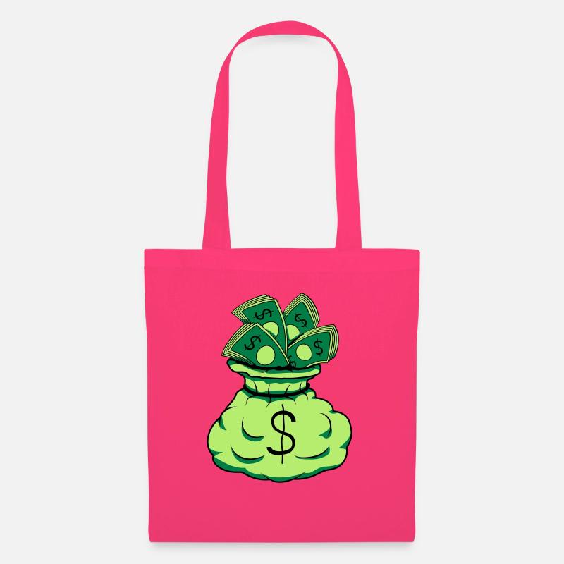 Geld Sack Scheine - Stoffbeutel - Azalea