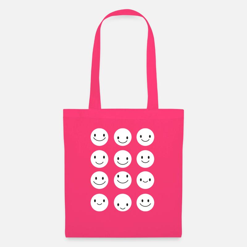Smileys - Stoffbeutel - Azalea