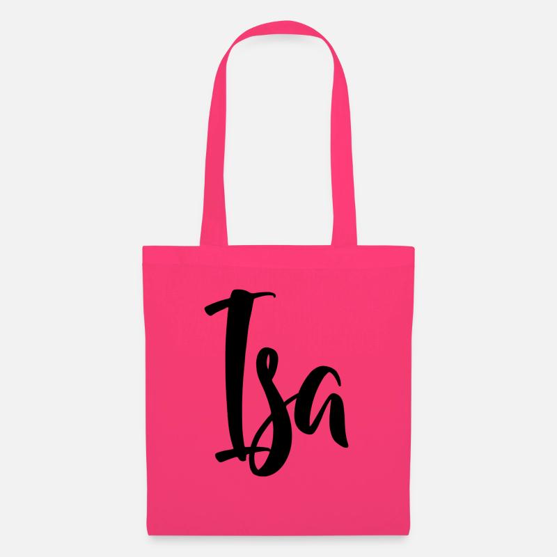 Name - Isa - Stoffbeutel - Azalea