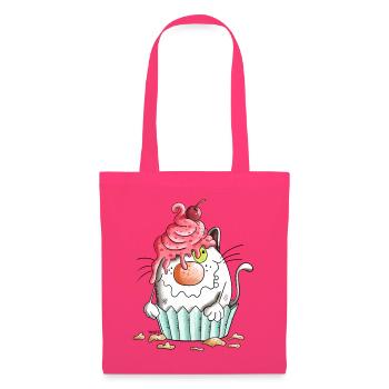 Cat loves Muffin - Tote Bag - azalea - Front
