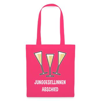 Junggesellinnenabschied Sektgläser Trichter Zu 3C - Stoffbeutel - Azalea - Vorne