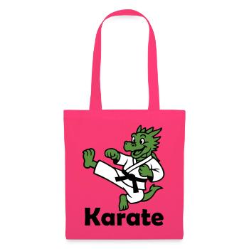 Karaté Dragon - Sac en tissu - rose azalée - Devant