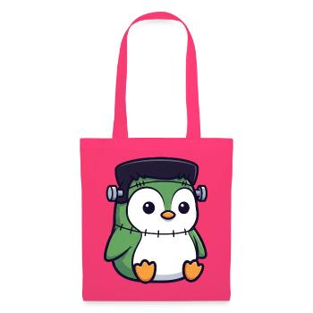 Cute Halloween Penguin Zombie Monster Cartoon - Tote Bag - azalea - Front