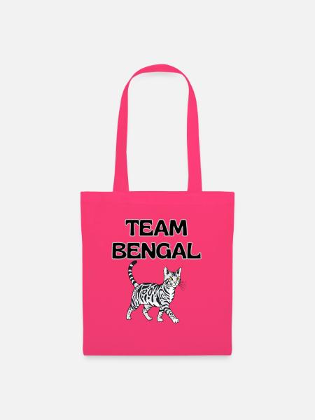 Team Bengal Katzengrafik - Stoffbeutel - Azalea