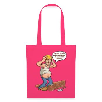 Humor-Builder: Der meckernde Profi - Stoffbeutel - Azalea - Vorne
