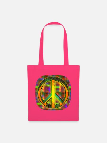 Peace [Zeichen] - Stoffbeutel - Azalea