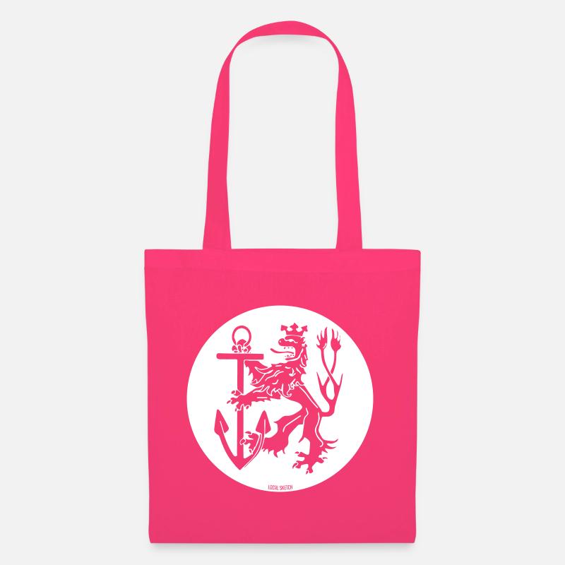 Düsseldorfer Löwe Kreis Weiß LS - Stoffbeutel - Azalea