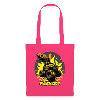Monster truck with alien gripper arm with explosion - Tote Bag - azalea - Front