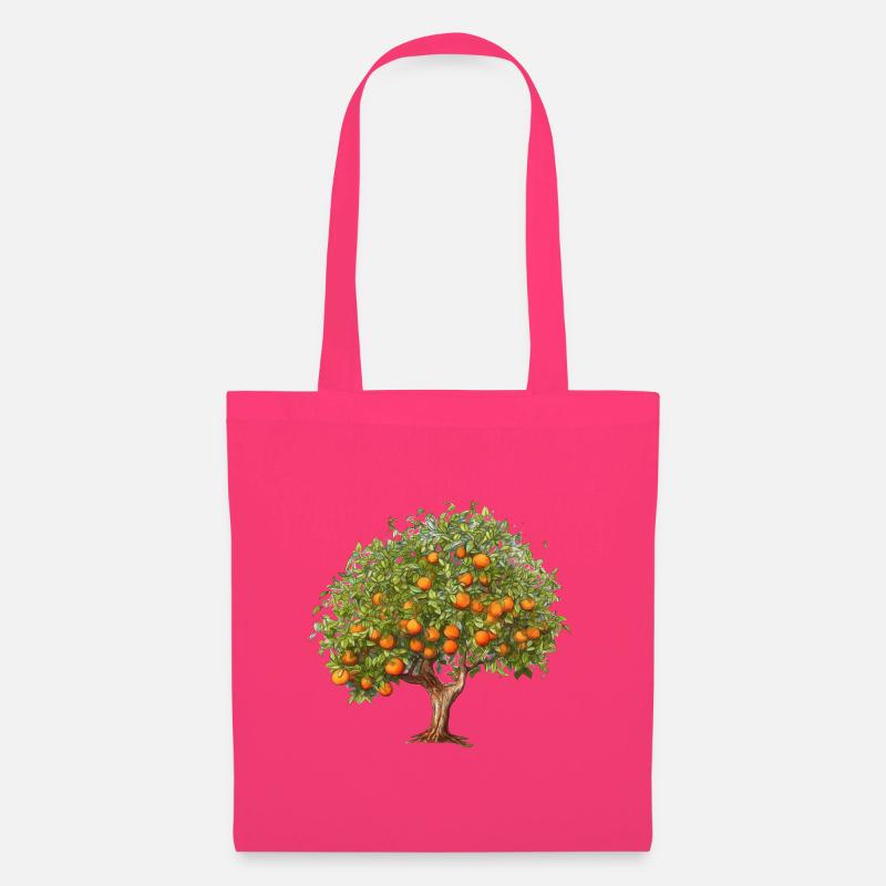 Malerischer Orangenbaum mit saftigen Orangen - Stoffbeutel - Azalea