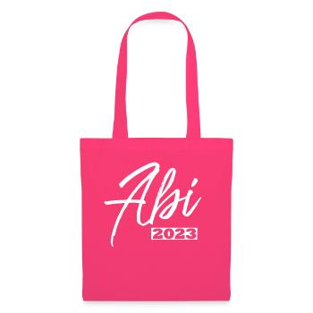 Abitur 2023, white - Stoffbeutel - Azalea - Vorne