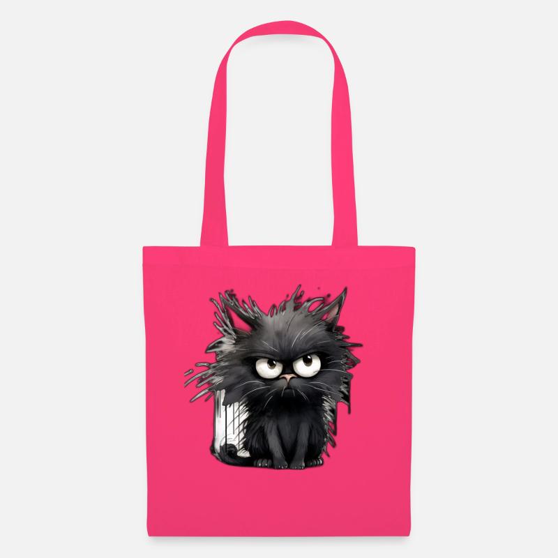 Launische Katze - Stoffbeutel - Azalea