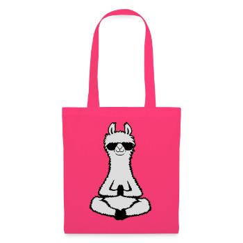 Lama Cool Zen Meditation Sonnenbrille Entspannt - Stoffbeutel - Azalea - Vorne