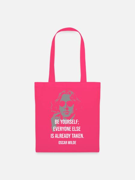 Sei du selbst, Oscar Wilde Tee - Stoffbeutel - Azalea