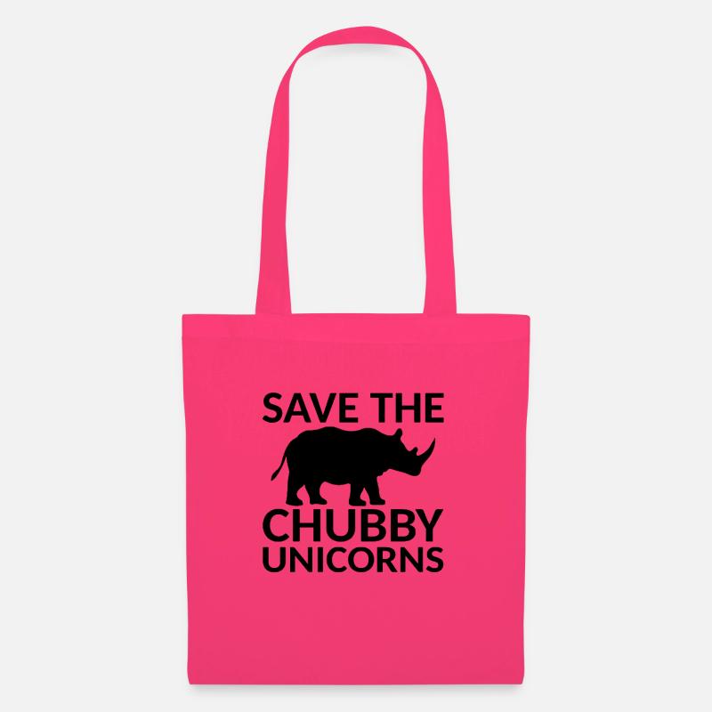 Die chubby Unicorns - Stoffbeutel - Azalea