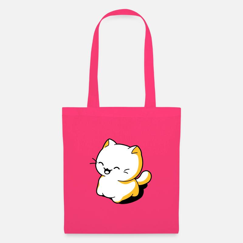 Lustige Katze Kawaii - Stoffbeutel - Azalea