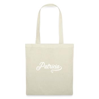 Patricia - Prénom - Sac en tissu - nature - Devant