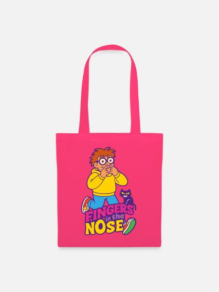 Fingers in the nose - Sac en tissu - rose azalée