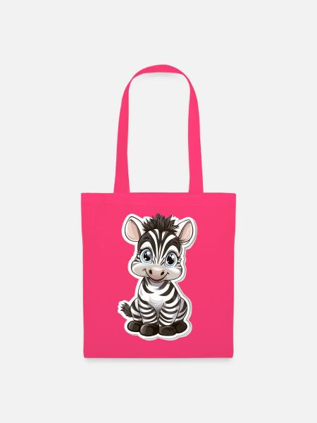 Zebra - Stoffbeutel - Azalea