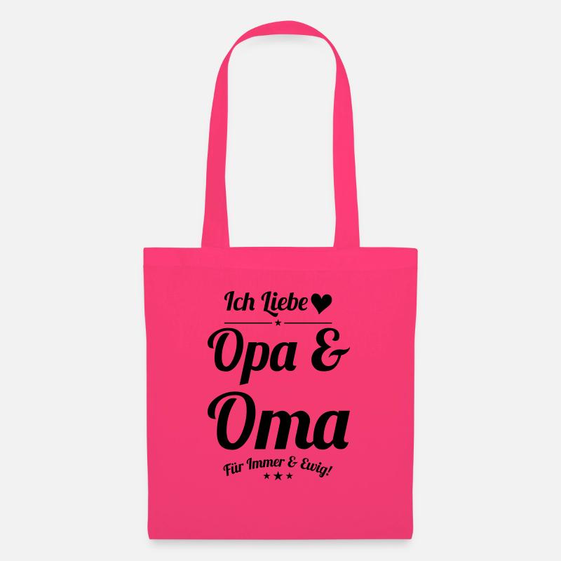 ich liebe oma und opa - Stoffbeutel - Azalea