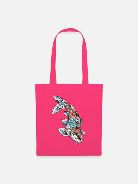 Koi Blüten Ornament - Stoffbeutel - Azalea