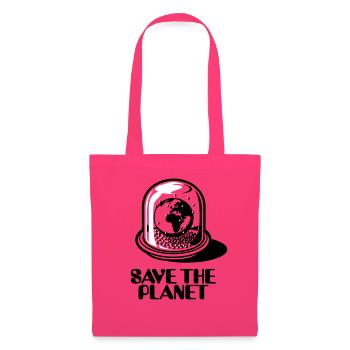 Weltkugel - Save The Planet 2c - Sac en tissu - rose azalée - Devant