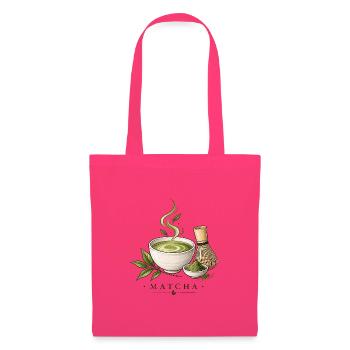 Matcha Ritual Illustration - Stoffbeutel - Azalea - Vorne