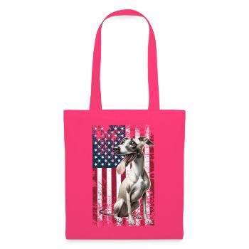 Whippet US Windhund - Stoffbeutel - Azalea - Vorne