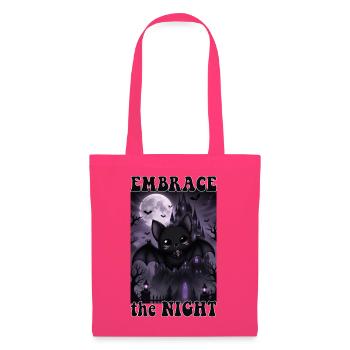 Halloween bat - Embrace the night - Stoffbeutel - Azalea - Vorne