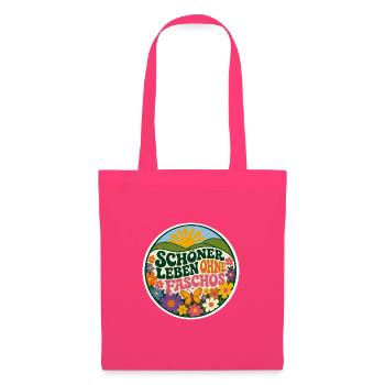 Schöner leben ohne Faschos - Stoffbeutel - Azalea - Vorne
