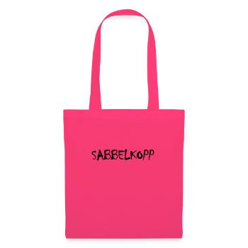 Sabbelkopp Plattdeutsch - Stoffbeutel - Azalea - Vorne
